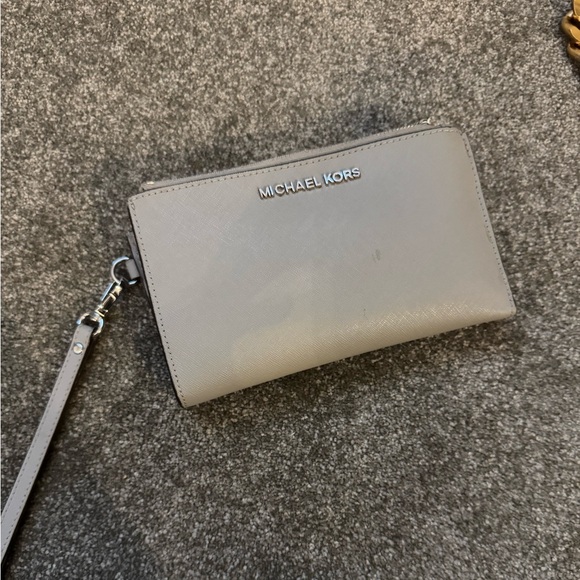 Michael Kors Taupe Wristlet - Picture 1 of 2